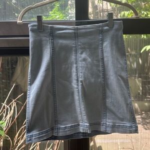 Free People Denim Mini Skirt size 4